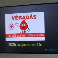 2026.09.16. véradás