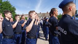 Rendőri eskü Körmendi Rendvédelmi Technikum